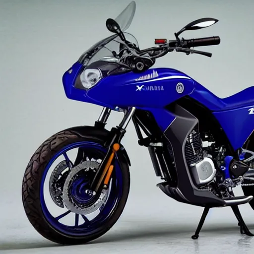 Image similar to yamaha xz550 motorcycle with fairing, award winning, 8k