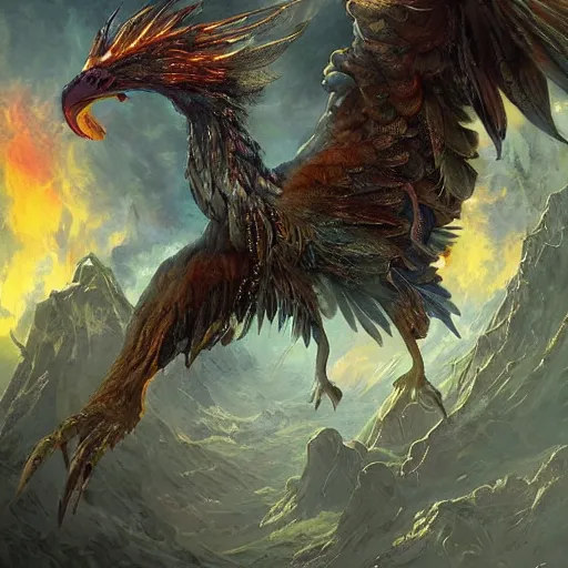 Prompt: photograph of the phoenix, the majestic mythical bird with the plumage of fire, beautiful intense light of fire, hyper detailed, photography, pexels, flickr, dslr, unreal engine 5, artstation, marc simonetti, john howe, ferdinand knab