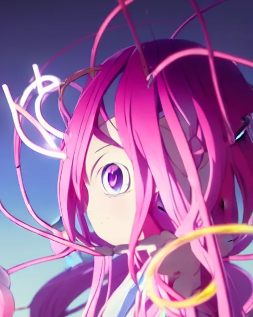 Image similar to pastel no game no life magical girl anime screenshot, anime, intricate, sharp focus, illustration, highly detailed, digital painting, clean artstyle, concept art, matte, art by ilya kuvshinov and ruan jia and greg rutkowski, masterpiece