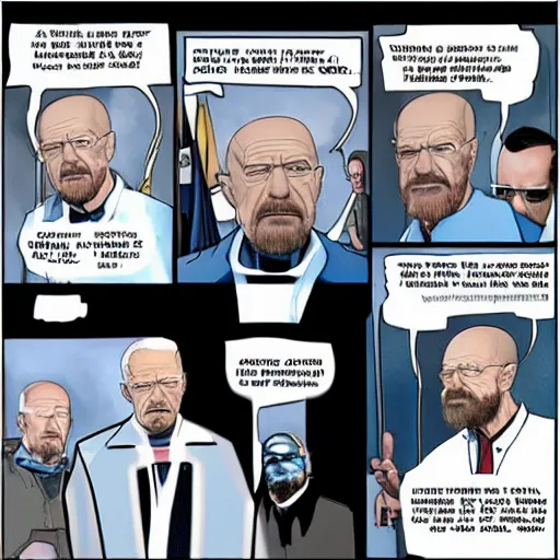 Image similar to walter white and biden