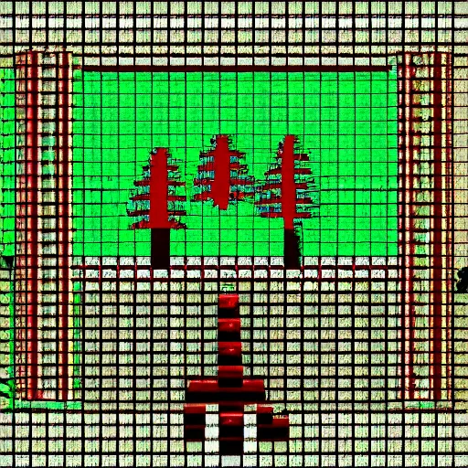 Prompt: 8 - bit pixel art redwood forest
