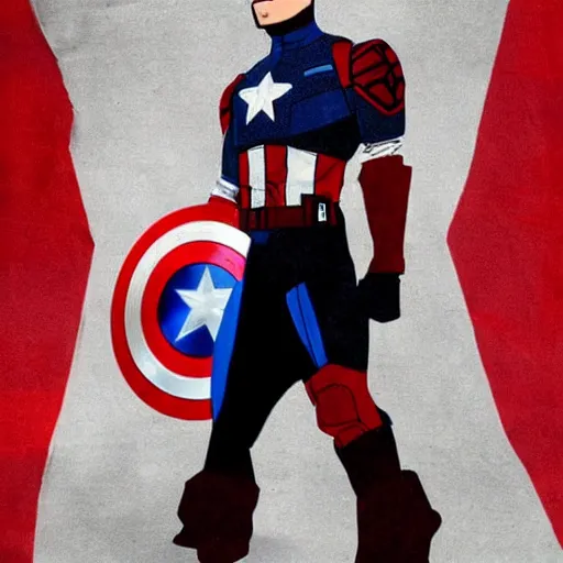 Image similar to captain america obama