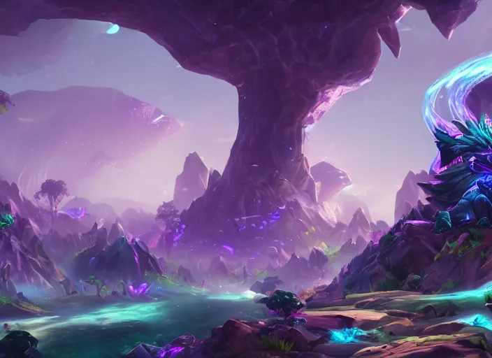 Prompt: landscape portrait of mysterious crystal biome with glowwave dragons from league of legends, au naturel, hyper detailed, digital art, trending in artstation, cinematic lighting, studio quality, smooth render, unreal engine 5 rendered, octane rendered, art style by pixar dreamworks warner bros disney riot games and overwatch.