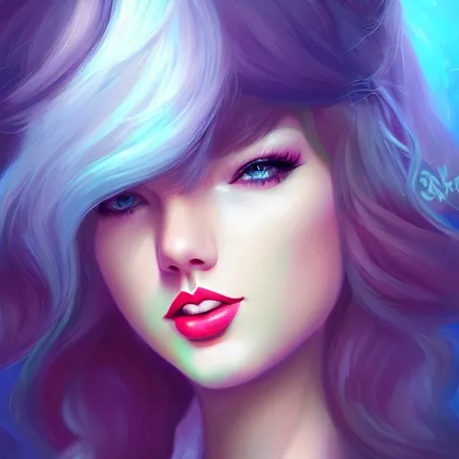 Prompt: a portrait of a beautiful taylor swift, art by lois van baarle and loish and ross tran and rossdraws and sam yang and samdoesarts and artgerm and saruei, digital art, highly detailed, intricate, sharp focus, trending on artstation hq, deviantart, unreal engine 5, 4 k uhd image