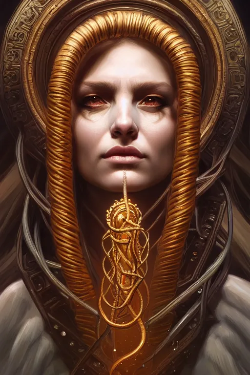 Image similar to symmetry!! portrait of medusa in the style of god of war, intricate, elegant, highly detailed, digital painting, artstation, concept art, smooth, sharp focus, illustration, art by artgerm and greg rutkowski and alphonse mucha, 8 k