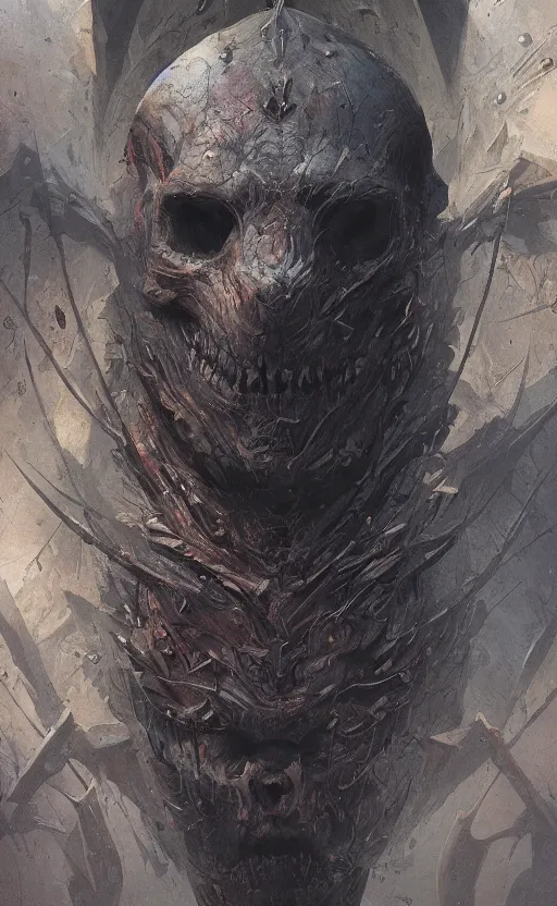 Image similar to rat catacombs, symmetrical face features, front game card, drark, marvel comics, dark, intricate, highly detailed, smooth, artstation, digital illustration by ruan jia and mandy jurgens and artgerm and wayne barlowe and greg rutkowski and zdislav beksinski