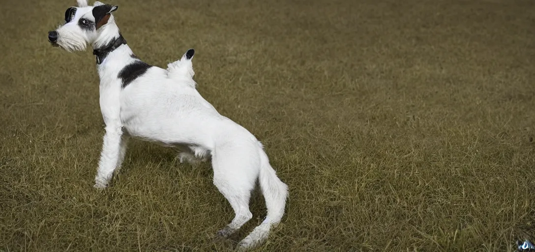 Image similar to portrait of an old fox terrier, award winning photograph