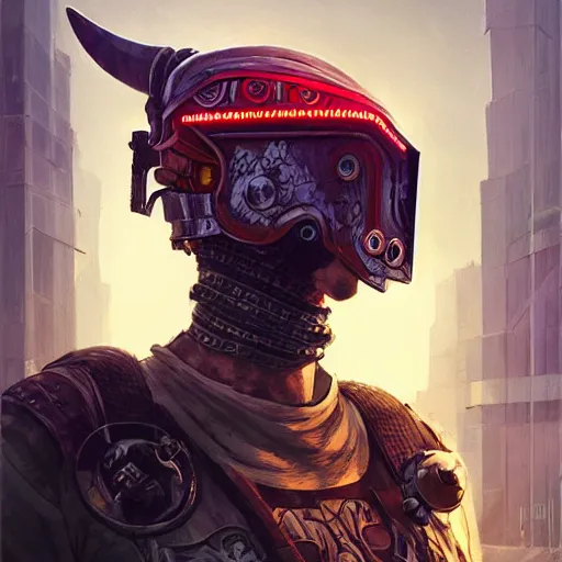 Image similar to cyberpunk viking helmet mask warrior goddess robot ninja fantasy, art gta 5 cover, official fanart behance hd artstation by jesper ejsing, by rhads, makoto shinkai and lois van baarle, ilya kuvshinov, ossdraws