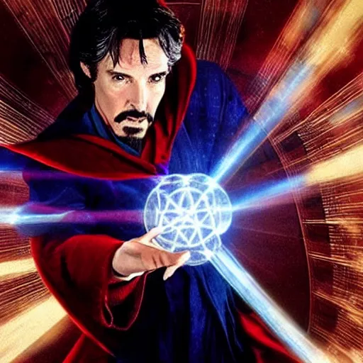 Image similar to al pacino as doctor stephen strange in doctor strange ( 1 9 8 0 )