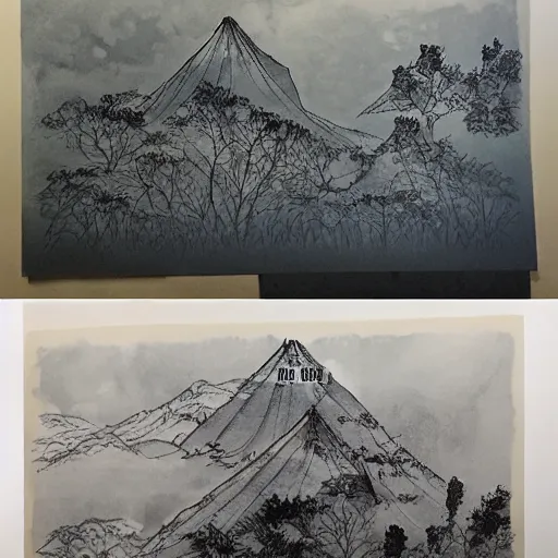 Image similar to ink art by xu wei - c 2 0