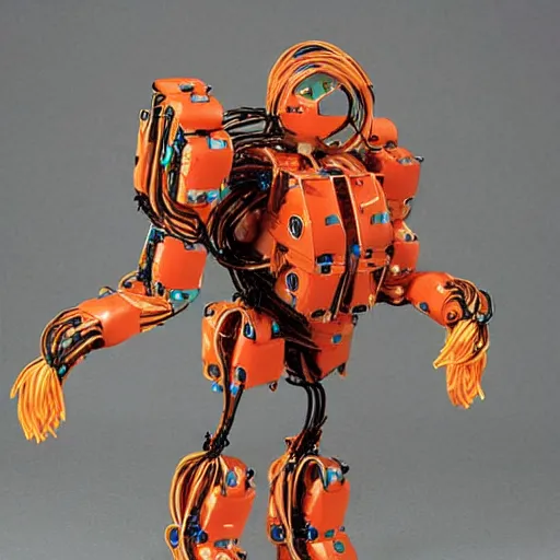 Image similar to a spaghetti mech suit