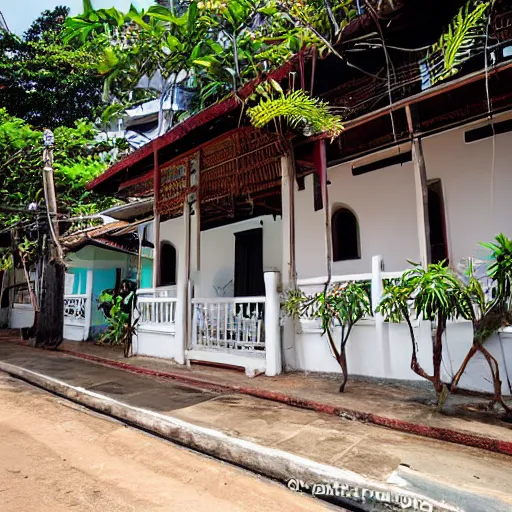 Image similar to street photo view of local sea side house in thailand - w 1 0 2 4