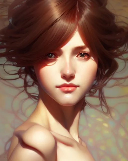 Prompt: beautiful woman, perspective, portrait, anime!!, fantasy, ultra detailed, elegant, intricate, dynamic lighting, hyperrealism, digital art, digital painting, artstation, wlop, sharp focus, illustration, art by artgerm and greg rutkowski and alphonse mucha, 8 k