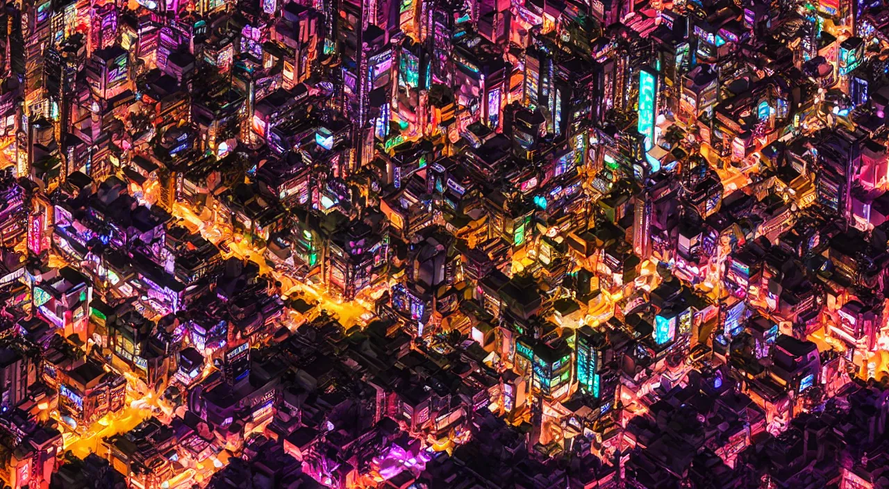 Image similar to neo tokyo town, night, HD, 4K.