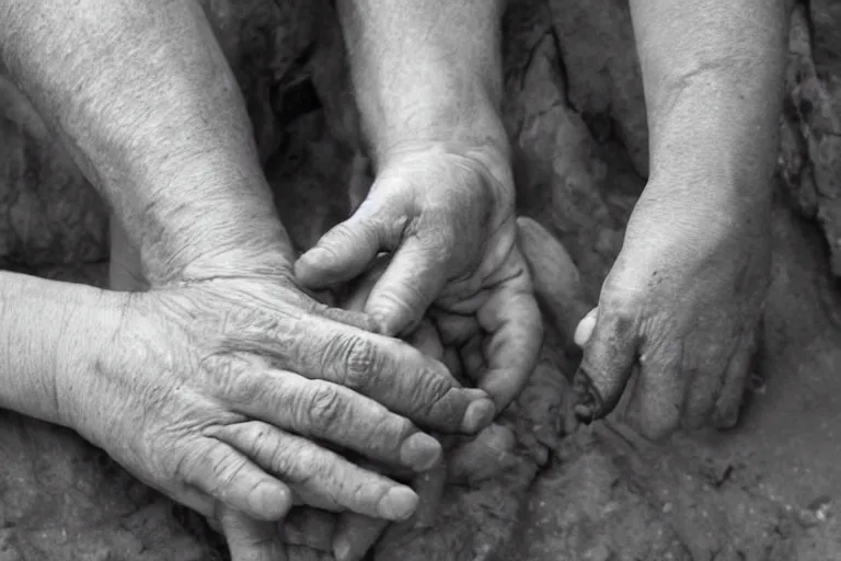 Prompt: one photo 'My Fathers Hands' by MartinaMcLoughlin