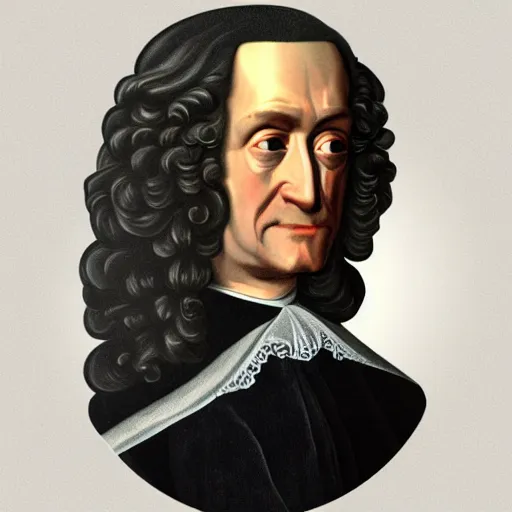 Image similar to 1 7 th century gottfried leibnitz wearing a wig stop motion vinyl action figure, plastic, toy, butcher billy style