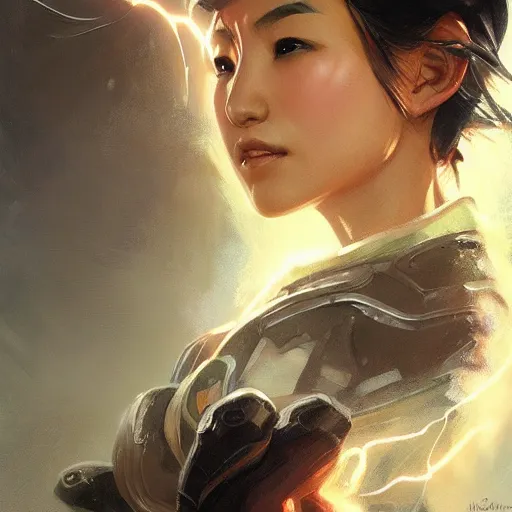 female lightning elemental
