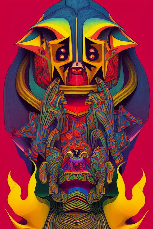 Image similar to kuntilanak, pop art, symmetrical, high details, digital painting, concept art, smooth, sharp focus, illustration, intecrate details, art by arstation and mimmo rottela, pixels art by paul robertson