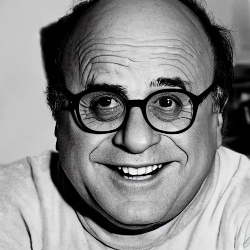 Image similar to danny devito's face in a potato