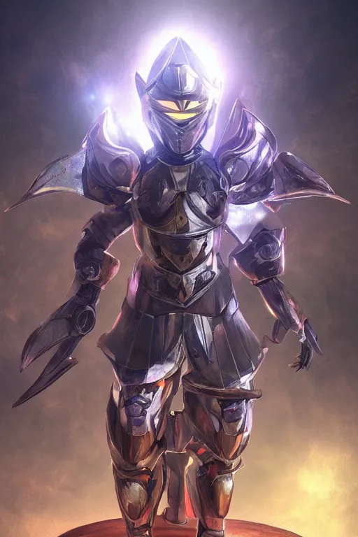 Image similar to helmet armor guardian destiny in witch queen illumination ray tracing hdr fanart arstation by sung choi robot ninja mask and eric pfeiffer and gabriel garza and casper konefal