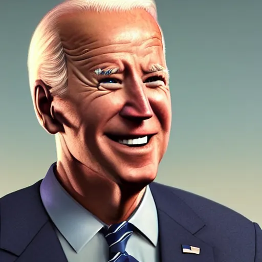 Image similar to joe biden on meth as seen in award winning animated pixar movie 4k octane render