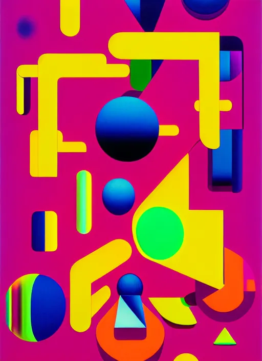 Image similar to abstract 3 d shapes by shusei nagaoka, kaws, david rudnick, airbrush on canvas, pastell colours, cell shaded, 8 k