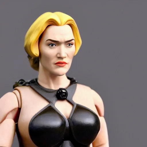 Prompt: kate winslet as a star wars action figure