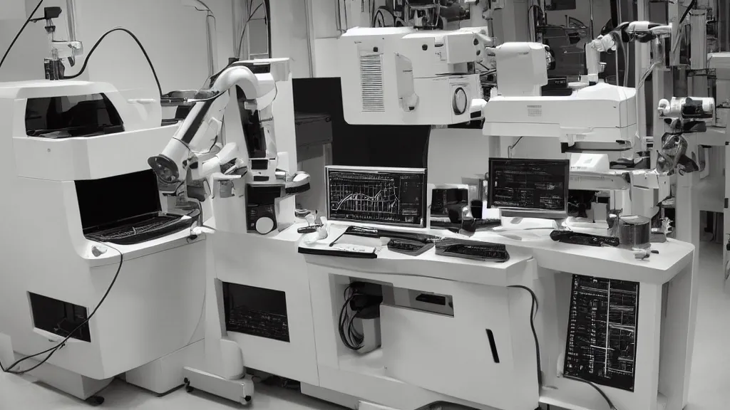 Image similar to scanning electron microscope unattainable asymmetry synthesizer