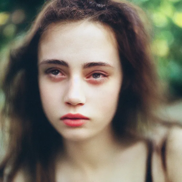 Prompt: kodak portra 400, photo portrait close-up of a beautiful girl.