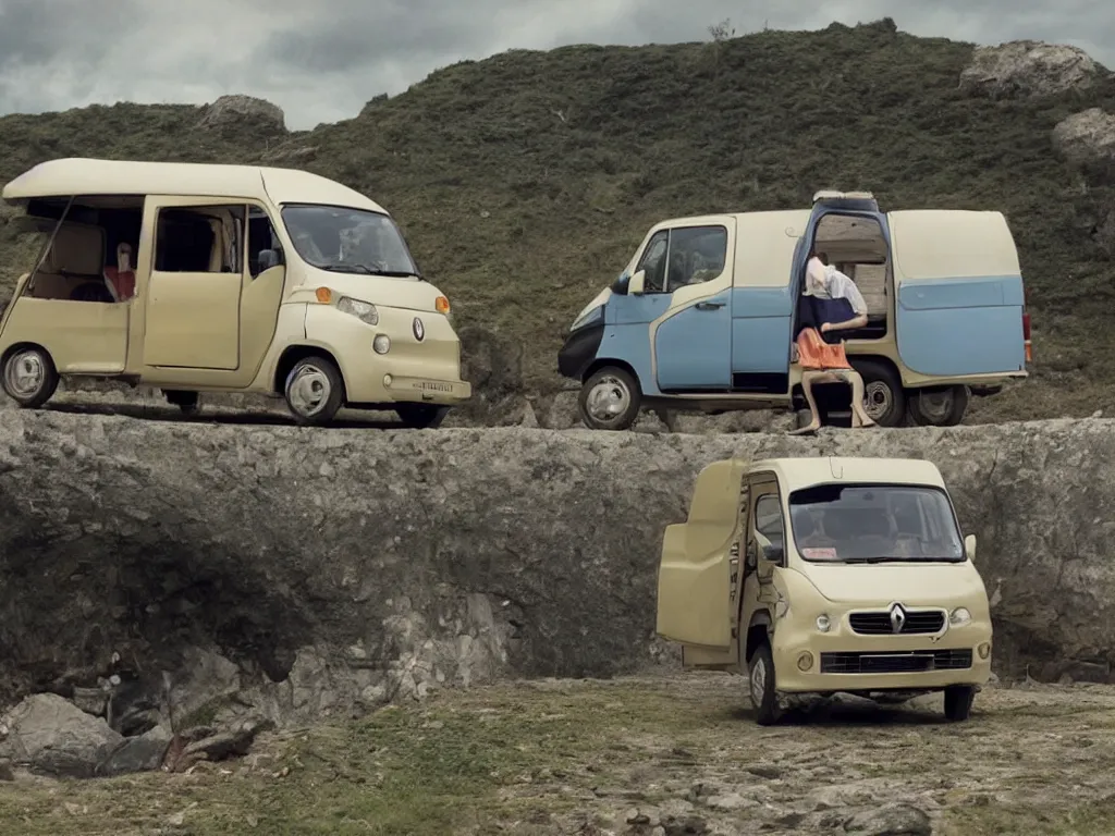 Image similar to Renault 4 Master in the movie Howl`s Moving Castle