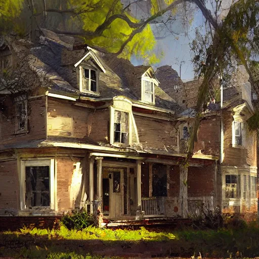 Image similar to doctor house, realistic, ultrahd, jeremy mann painting