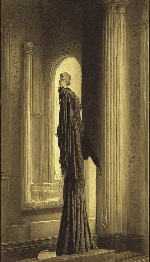 Image similar to the empress by carl gustav carus