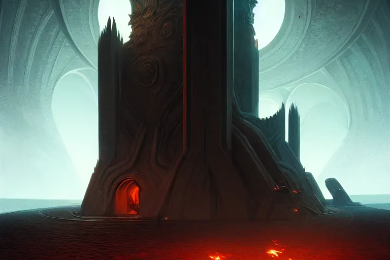 Prompt: dark throne room, detailed illustration, hd, 4 k, digital art, overdetailed art, dune concept art, by greg rutkowski, by moebius, complementary colors, trending on artstation, deviantart