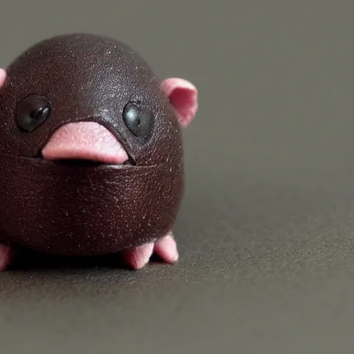 Prompt: a miniature slowpoke ( pokemon ) that fits in the palm of your hand