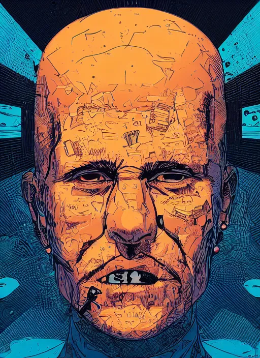 Image similar to delirium face portrait by petros afshar, tom whalen, laurie greasley, war face by greg rutkowski and ferdinand knab