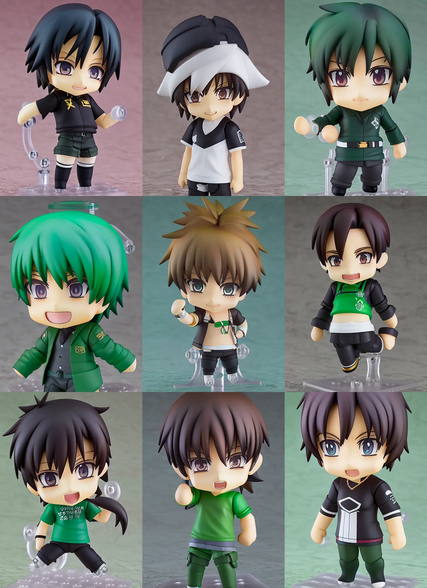 Prompt: an anime nendoroid of a vinny vinesauce, detailed product photo