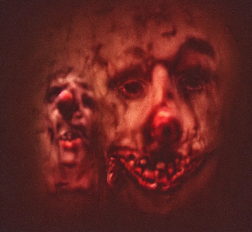 Image similar to Horrifying hypnopompic hallucinations, horror, horrifying, creepy, nightmare, by Trevor Henderson, 35 mm, film shot, film grain, 8k