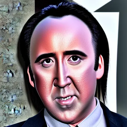 Image similar to snape is nicolas cage