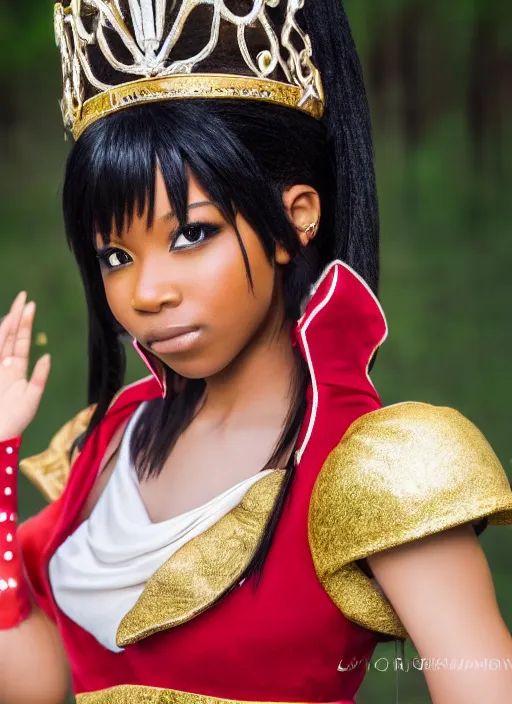 Image similar to a full portrait photo of real - life princess garnet final fantasy, f / 2 2, 3 5 mm, 2 7 0 0 k, lighting, perfect faces, award winning photography.