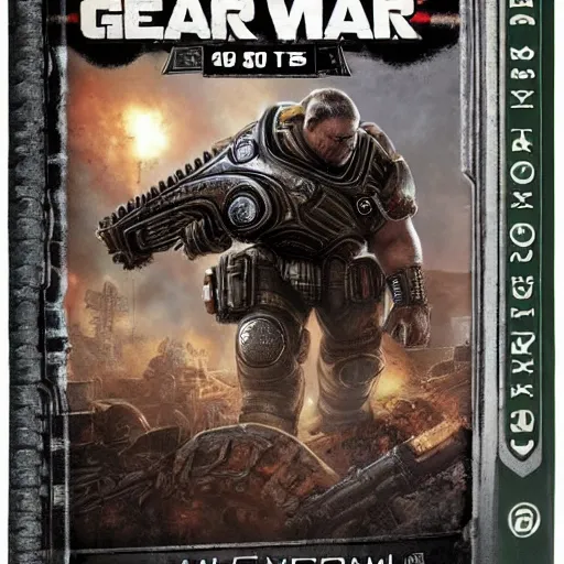 Image similar to gears of war warhammer 40k codex book t