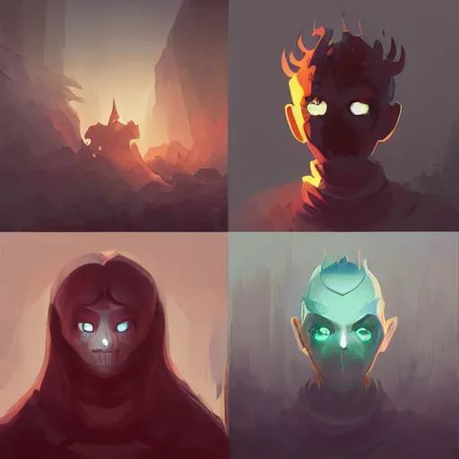 Image similar to face icon stylized minimalist dark souls, loftis, cory behance hd by jesper ejsing, by rhads, makoto shinkai and lois van baarle, ilya kuvshinov, rossdraws global illumination