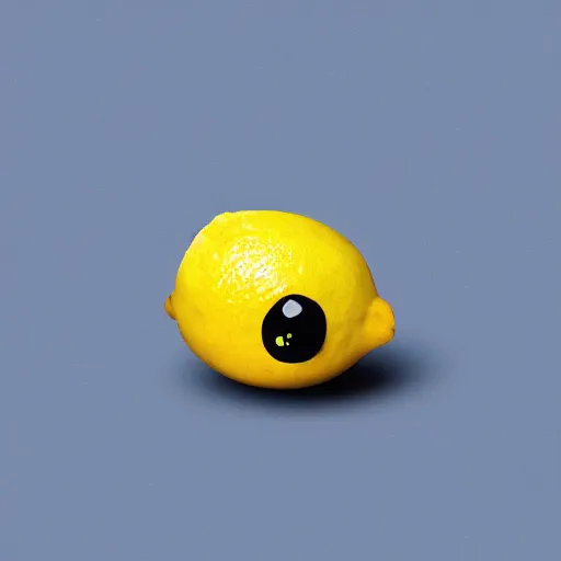 Image similar to a lemon with 3 eyes