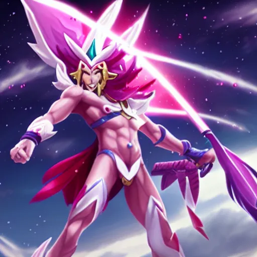 Image similar to Star guardian darius from league of legends, 4k, #trending