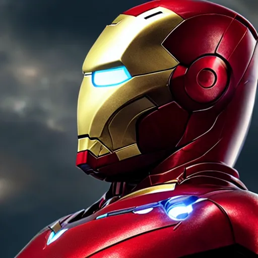 Image similar to iron man suit for ant-man, 4k realistic photo