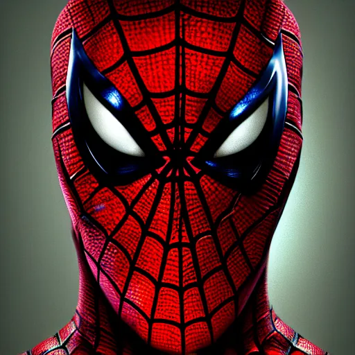 Image similar to a portrait of spiderman as a scary zombie with his mask and flesh ripped highly detailed, digital photo, hdri, by christopher bretz and john carpenter, vivid colors, high contrast, 8 k resolution, intricate, photorealistic, smooth, psychedelic color scheme, concept art, award winning, cg society contest winner