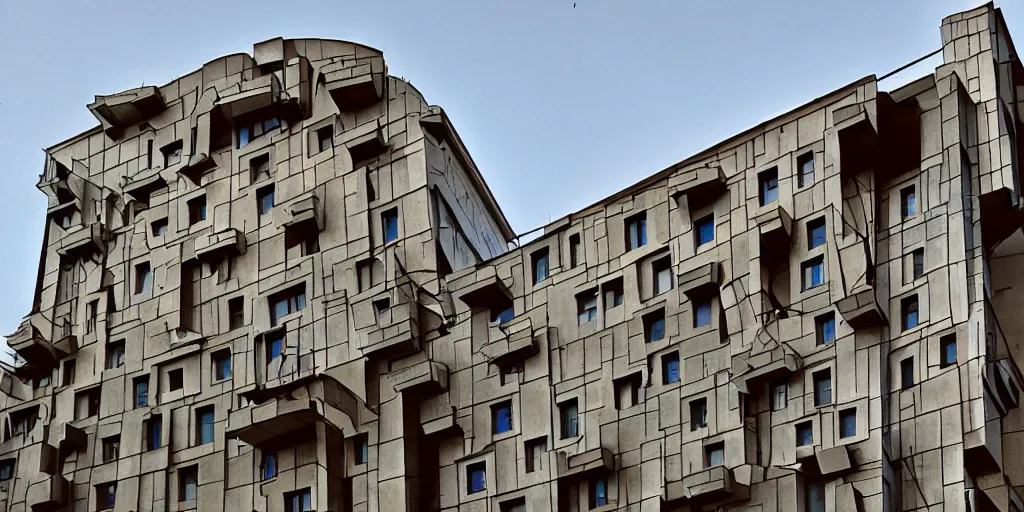 Image similar to tbilisi, architecture, bauhaus, pop surrealism, surrealism,