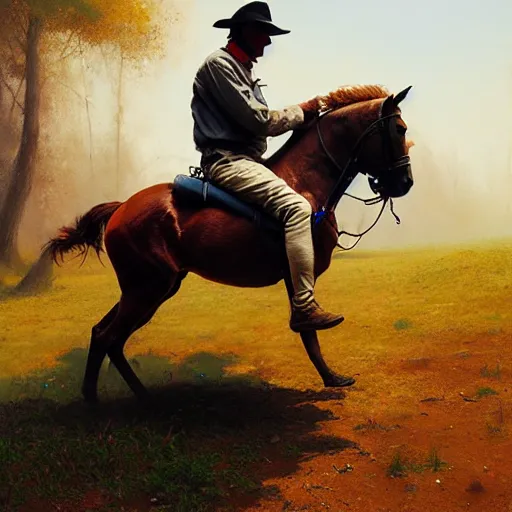 Image similar to а man carries a horse over him, hyperrealism, no blur, 4 k resolution, ultra detailed, style of ron cobb, adolf hiremy - hirschl, syd mead, ismail inceoglu, rene margitte