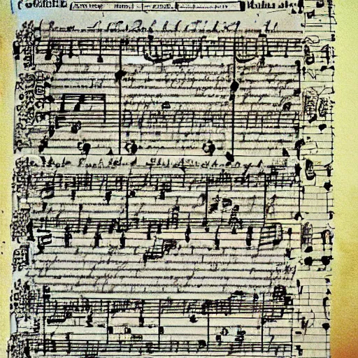 Prompt: “ beethoven manuscript ”