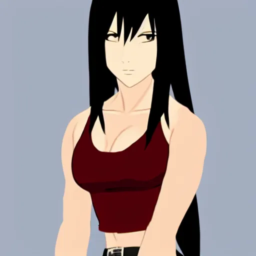 Prompt: Medium Portrait of Tifa Lockhart