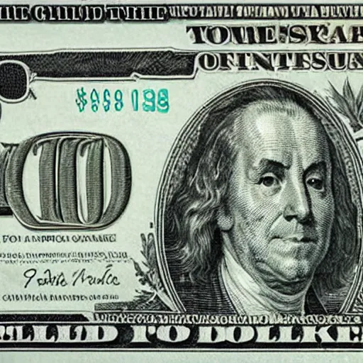 Image similar to crisp 1 0 0 dollar bill